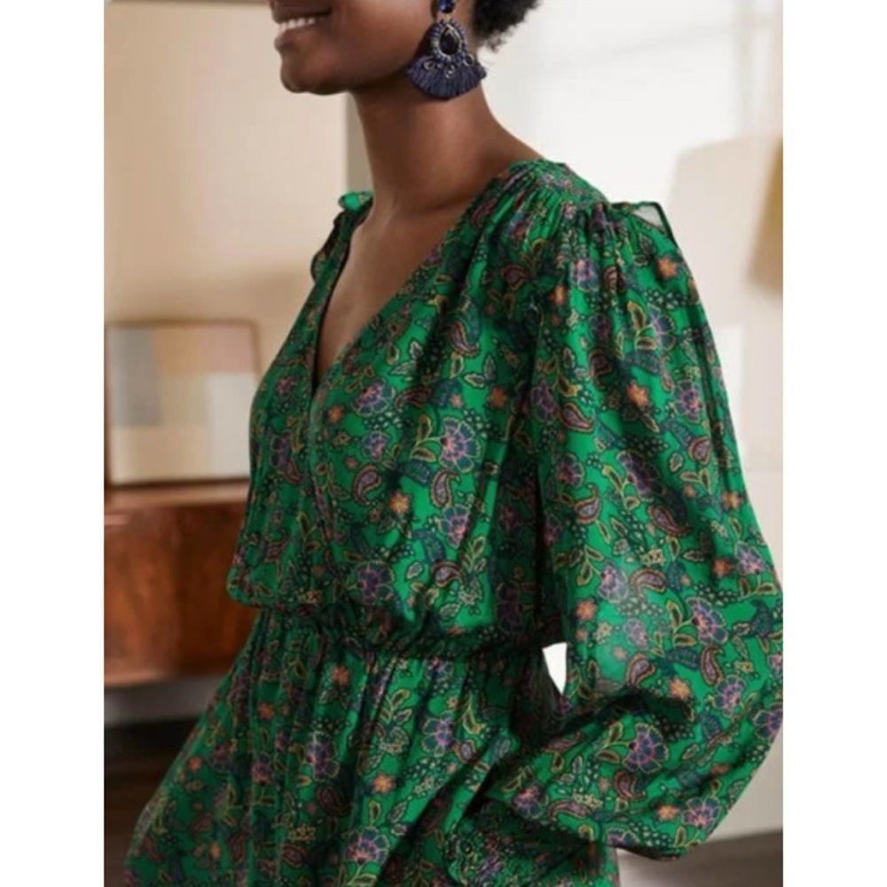 Boden Nwt Us 6p Becky Midi Wrap Dress ~Nwt — image 3 of 6
